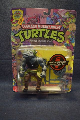 2008 Playmates Toys Teenage Mutant Ninja Turtles 25th Anniversary - Rocksteady