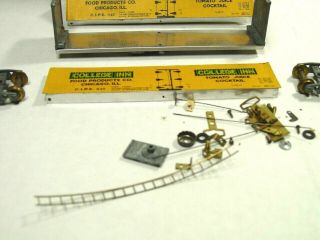 VINTAGE MANTUA HO SCALE REFRIGERATOR CAR KIT COLLEGE INN FOOD PRODUCTS CHICAGO 2
