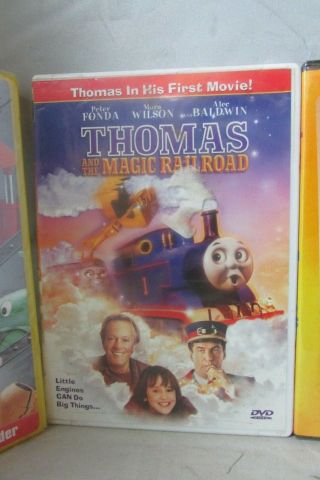 Thomas & Friends 4 DVDs Movies 3 and 1 3