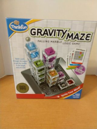 Think Fun Gravity Maze Marble Run Logic Game And Stem Toy For Boys And Girls Age