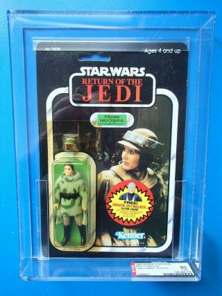 Vintage Star Wars Princess Leia Moc Afa 80