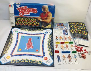 Vintage 1985 Wwf Wrestling Superstars Game Milton Bradley