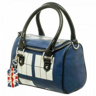 Doctor Who Tardis Faux Leather Deluxe Handbag Bag Purse Rare