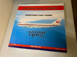 Inflight 200 B 747 - 200 Japan Airlines Executive Express E.  G.  Gemini Aeroclassics