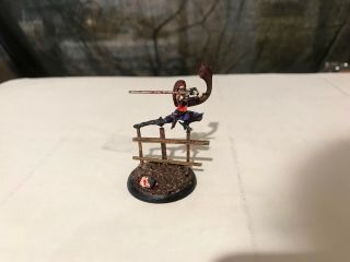Malifaux Lady Justice Custom Blood - Splattered Am.  Painted - The Guild 32mm Mini