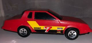 1981 Buddy L Oldsmobile Cutlass 6” Long Red Car Nascar 7 Racecar Vintage Toy