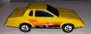 1981 Buddy L Oldsmobile Cutlass 6” Long Yellow Car Nascar 1 Racecar Vintage Toy