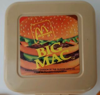 Vtg Fisher Price Fun Play Food for Little Tikes McDonalds Big Mac 100 Complete 3