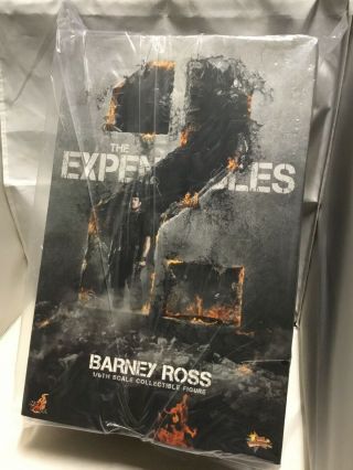 Hot Toys Expendables 2 Barney Ross 1/6 Collectible Figure Movie Masterpiece Mib