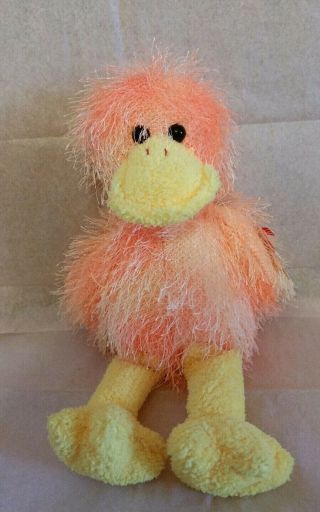 Ty Punkies - Flipflop The Duck - Stuffed Animal Toy.  With Tag Protector