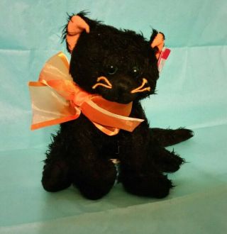 2005 Ty Beanie Babies Moonlight The Black Cat.  W/tags & Protector.