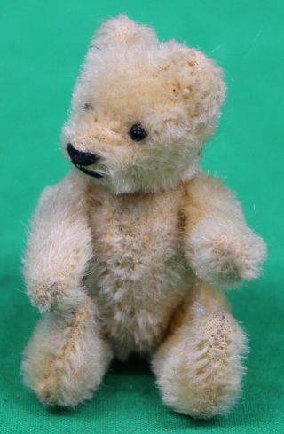 Vintage Miniature Steiff Jointed Golden Teddy Bear
