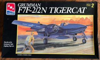 Amt Ertl 1/48 Grumman F7f - 2/2n Tigercat Plastic Model Kit 8844 - Parts