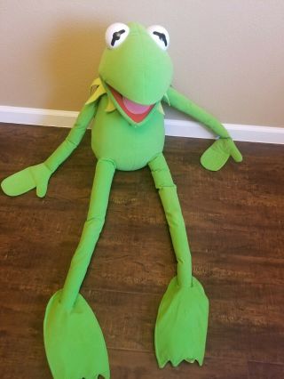 Rare Kermit The Frog 48 " Tall Giant Plush Muppets 4ft Big 4 