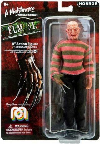 Mego Horror Nightmare On Elm Street Freddy Krueger 8 " Action Figure