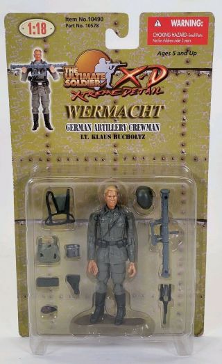 21st Century Toy Ultimate Soldier Xd 1:18 Ww2 German Wermacht Lt.  Klaus Bucholtz