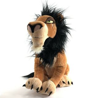 Disney Store Exclusive The Lion King Scar Villain 18 " Plush Big Stuffed Animal