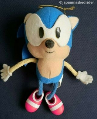 Sega Sonic The Hedgehog Plush Doll 1992 Japan