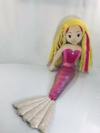 Aurora Plush Stuffed Mermaid Doll Large 38 
