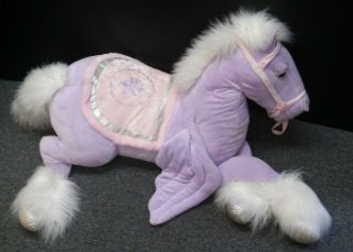 Toys R Us Purple Pegasus Pony From Animal Alley Jumbo 48 "