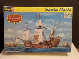 Revell Santa Maria 1:90 500th Anniversary 1492 - 1992 Plastic Model Kit 5627