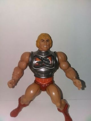 Vintage 1983 Motu Battle Armor He - Man Masters Of The Universe Action Figure