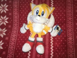 Rare 15” Sonic The Hedgehog Plush Tails Sega Sonic Toy 2003 Ufo Japan X Anime