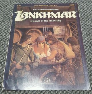 Lankhmar - Swords Of The Undercity - Ca1 - Ad&d Advanced Dungeons & Dragons