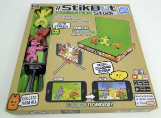 Stikbot Zanimation Studio Animation Action Figure Toy Stick Bot Set