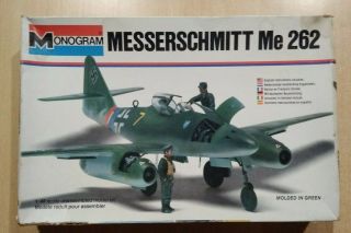 44 - 5410 Monogram 1/48th Scale Messerschmitt Me 262a - 1a Plastic Model Kit