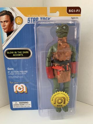 Mego 8 Inch Action Figure - Glow In The Dark Gorn (sci Fi Series) Wave 6