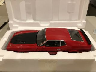 1/18 Autoart Millennium 1971 Ford Mustang Mach 1 Red Fastback 72822 Rare