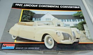 Monogram Model Kit 1941 Lincoln Continental Convertible 1:24 Kit No.  2312