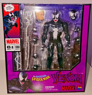 Medicom Toy Mafex Spider Man Venom Comic ver Action Figure Marvel 2
