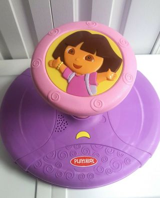 Musical Talking Dora The Explorer Sit And Spin By Playskool 2004 Rare Htf