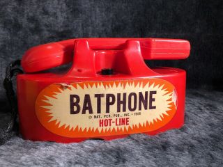 1966 Marx Batman Batphone Play Telephone