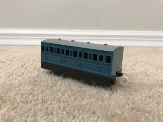 Thomas Train Trackmaster Non Motorized Teal Blue Green Passenger Coach Rare Htf