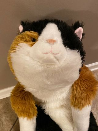 Calico Cat Plush Kitten Jumbo Giant Extra Large Xl Stuffed Animal 40 " Kitty