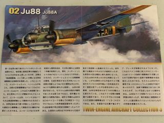 F - Toys 1/144 German Junker Ju - 88 E.  G.  Hasegawa Tamiya Pit Ju88a