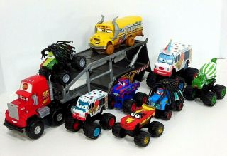 Disney Pixar Cars Toon Monster Truck Tall Tales Mater Off Road Mack Ice Cream