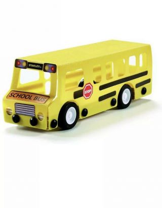 Stanley Jr.  Sprint School Bus Building Kit Craft Vehicle For Kids Diy Toy