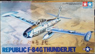 Tamiya - Cutting Edge 1/48 Republic F - 84g Thunderjet & Detailing Set