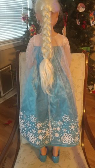 Disney Frozen Princess My Size Elsa Large Doll 38 inches. 2