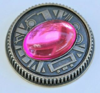 Ranger 1 Pink Crystal Coin Weathered Made For Bandai Legacy Morpher