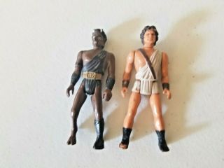Vintage 1980 Mgm Clash Of The Titans Action Figures,  Perseus And Calibos,  Mattel