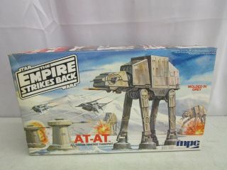 Vintage 1981 Mpc Star Wars Empire Strikes Back At - At Model Kit