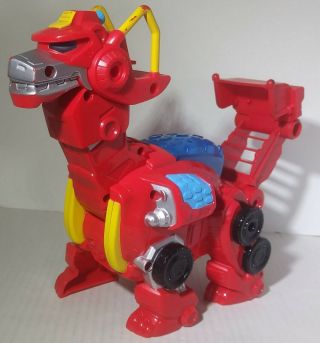 Hasbro Transformers Rescue Bots Heatwave Dinobot 8 " Dinosaur Loose Figure 2013