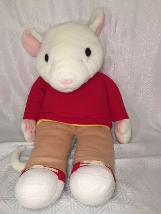 Vguc - Vintage - 26” 2002 Stuart Little Movie Stuffed Animal Mouse Jumbo Plush