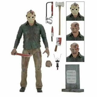 Neca 7 Inch Friday The 13th Part 3 Deluxe Edition Jason Voorhees Action Figure