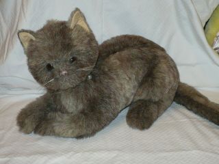 Vintage Real Soft Toys England Plush Cat Watford Herts Stuffed Animal Kitten